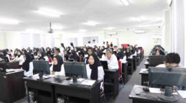 Pelaksanaan seleksi PPPK Pemko Tanjungpinang di ruang CAT Kantor BKPSD Pemko Tanjungpinang. Foto: Diskominfo Tanjungpinang 