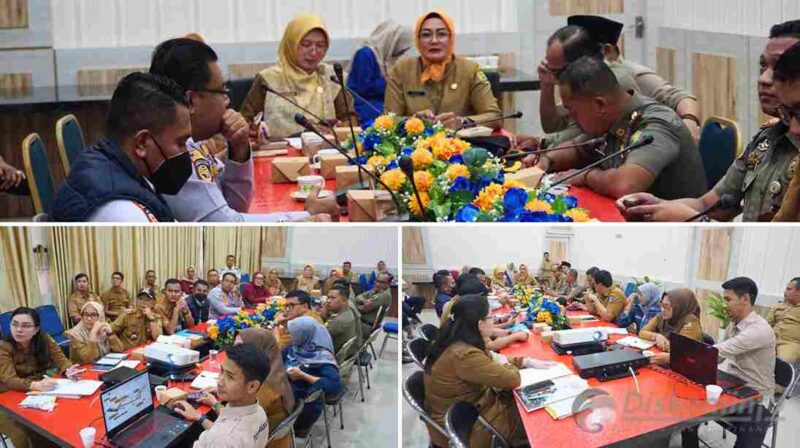 Pemerintah Kota Tanjungpinang melalui Dinas Perdagangan dan Perindustrian (Disdagin) menggelar rapat koordinasi terkait pemanfaatan lahan Kawasan Gurindam 12 untuk Pedagang Kaki Lima (PKL). Foto: Diskominfo Tanjungpinang 