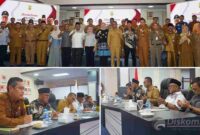 Pemerintah Kota Tanjungpinang menggelar acara Silaturahmi bersama Wali kota dan Wakil Wali kota terpilih, Lis Darmansyah dan Raja Ariza, bertempat di Aula Sultan Sulaiman Badrul Alamsyah lantai 3 Kantor Wali Kota Tanjungpinang, Selasa (24/12/2024). Foto: Diskominfo Tanjungpinang 