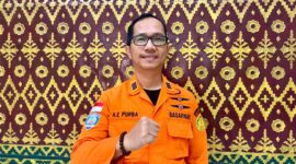 Kepala Seksi Operasi dan Siaga Kantor Pencarian dan Pertolongan Tanjungpinang, Ahmad Efendy Purba. Foto: Diskominfo Tanjungpinang 