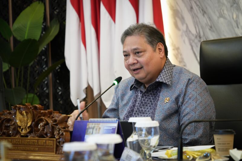 Menteri Koordinator Bidang Perekonomian Airlangga Hartarto. Foto: Humas Ekon