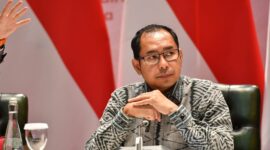 Direktur Perlindungan WNI dan Badan Hukum Indonesia Kemlu RI, Judha Nugraha, dalam pengarahan media di Jakarta, Jumat (5/5/2023). Foto: InfoPublik/Amiryandi