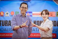 Amsakar Achmad dan Li Claudia Chandra. Foto: Istimewa 