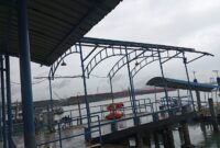 Kondisi di pelabuhan pancung Sekupang. Foto: INIKEPRI.COM