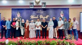 Direktorat Jenderal Imigrasi Kantor Wilayah Kepulauan Riau (Kepri) menggelar acara kenal pamit Kepala Kantor Wilayah di Aston Tanjungpinang, Selasa (21/1/2025) malam. Foto: Diskominfo Tanjungpinang 

