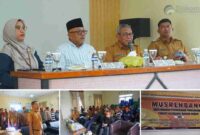 Pemerintah Kota Tanjungpinang melalui Badan Perencanaan, Penelitian, dan Pengembangan (Bappelitbang) menggelar Musyawarah Perencanaan Pembangunan (Musrenbang) tingkat Kelurahan Tanjung Unggat, Kecamatan Bukit Bestari, dengan tema “Kolaborasi dan Harmonisasi Dalam Geliat Investasi Bagi Mengakselerasi Pertumbuhan Ekonomi Kota Tanjungpinang yang Berbasis pada Pemberdayaan Masyarakat”. Kegiatan dilaksanakan di Aula Kelurahan Tanjung Unggat, dipimpin oleh Kepala Bappelitbang Kota Tanjungpinang, Riono. Foto: Diskominfo Tanjungpinang