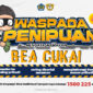 Flyer waspada penipuan. Foto: Bea Cukai 