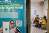 Pemeriksaan Kesehatan Gratis. Foto: BISNIS.COM