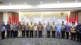 Pelantikan Kepala dan Wakil Kepala Badan Pengusahaan Kawasan Perdagangan Bebas dan Pelabuhan Bebas Batam (BP Batam) di Ruang Rapat Loka Kretagama, Gedung Ali Wardhana Lantai III Kantor Kementerian Koordinator Bidang Perekonomian, Jakarta Pusat. Foto: INIKEPRI.COM/Diskominfo Kepri 