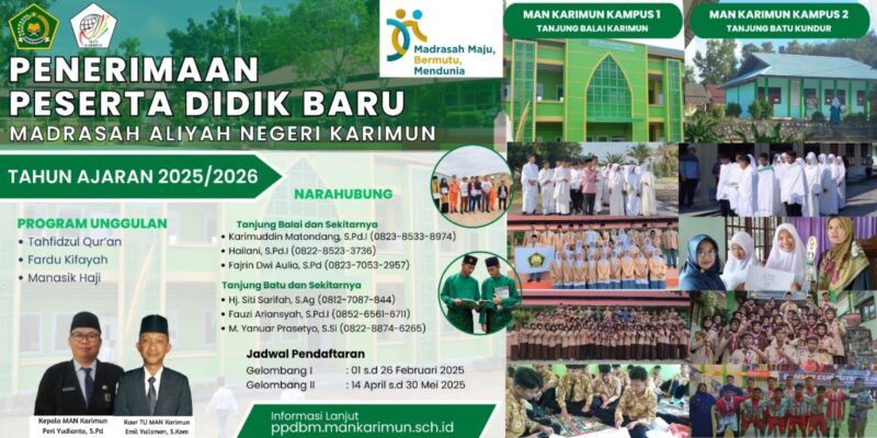 Madrasah Aliyah Negeri (MAN) Karimun melakukan road show Penerimaa Peserta Didik Baru Madrasah (PPDBM) Tahun Pelajaran (TP) 2025/2026. Foto: INIKEPRI.COM/MAN KARIMUN 