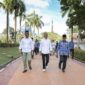 Wali Kota Batam Rudi, Wakil Wali Kota Batam Amsakar Achmad, dan Sekretaris Daerah Batam Jefridin. Foto: INIKEPRI.COM