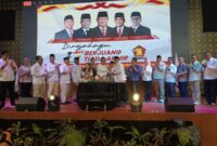 Rapat Kerja Daerah (Rakorda) DPD Partai Gerindra yang diselenggarakan di Hotel Aston & Residence Pelita, Kota Batam. Foto: INIKEPRI.COM