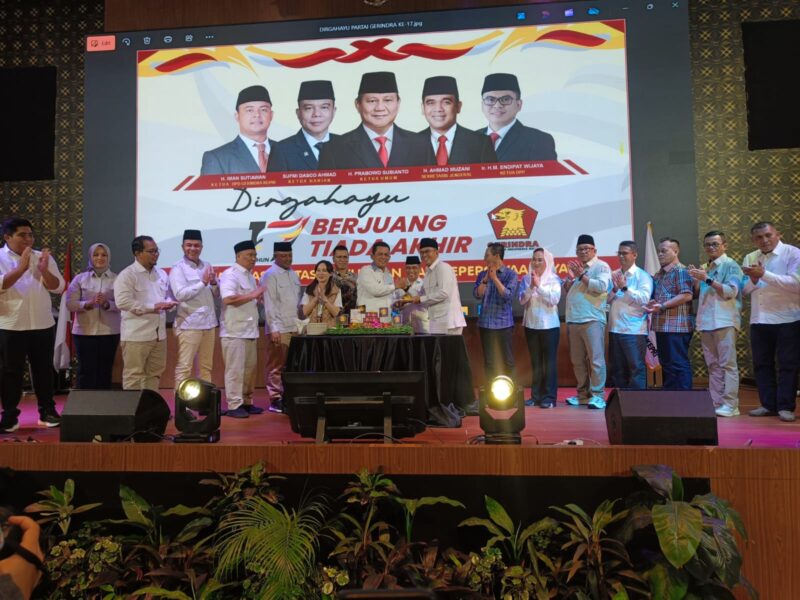 Rapat Kerja Daerah (Rakorda) DPD Partai Gerindra yang diselenggarakan di Hotel Aston & Residence Pelita, Kota Batam. Foto: INIKEPRI.COM