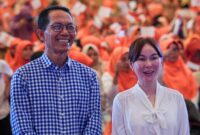 Amsakar Achmad dan Li Claudia Chandra. Foto: INIKEPRI.COM/Arie Levis