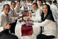 Wali Kota Batam Amsakar Achmad bersama Gubernur Kepri Ansar Ahmad dan sejumlah kepala daerah di Kepri. Foto: INIKEPRI.COM