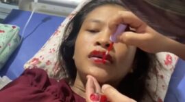 Pasien di Praktek Bidang Puji yang melakukan Persalinan Hypnobirthing. Foto: Tangkapan Layar TikTok @bidanpujibatam