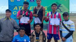 Madrasah Aliyah Negeri Karimun memborong juara pada kegiatan Sedare Atletics Competition tingkat Kaupaten tepatnya pada Cabang olahraga Atletik di GOR Badang Perkasa, Karimun. Foto: INIKEPRI.COM