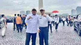 Wali Kota Tanjungpinang terpilih periode 2025-2030 H. Lis Darmansyah dan H. Raja Ariza. Foto: INIKEPRI.COM/Diskominfo Tanjungpinang 