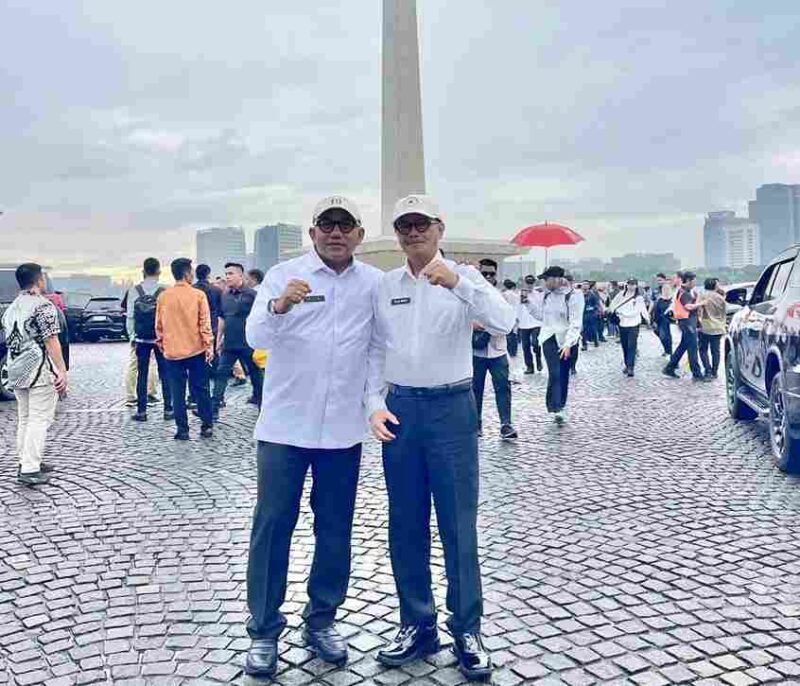 Wali Kota Tanjungpinang terpilih periode 2025-2030 H. Lis Darmansyah dan H. Raja Ariza. Foto: INIKEPRI.COM/Diskominfo Tanjungpinang 