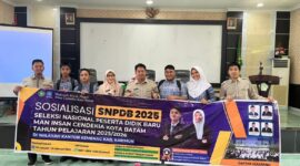 Siswa MTsN Karimun Ikuti Sosialisasi SNPDB 2025 MAN IC Batam di Kankemenag Kabupaten Karimun. Foto: Istimewa 