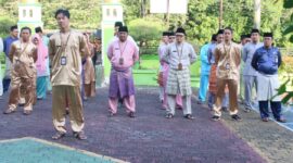 Suasana apel pagi di kanwil Kemenag Kepri. Foto: Istimewa 