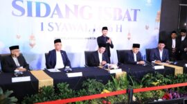 Sidang Isbath penentuan 1 Syawal 1446 Hijriyah. Foto: INIKEPRI.COM