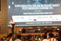 Wali Kota Batam sekaligus Ex Officio Kepala BP Batam Amsakar Achmad dalam Talk Show HKI Kepri yang digelar di Aston Batam Hotel, Rabu (12/3/2025). Foto: INIKEPRI.COM