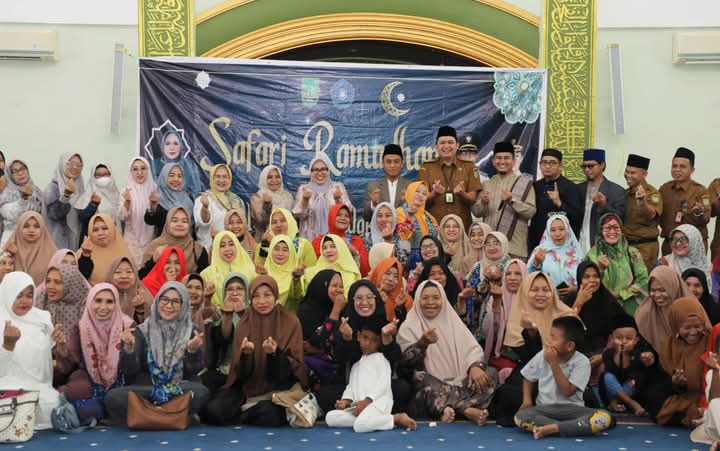 kegiatan PAM di Masjid Al Munawwarah, Perumahan Anggrek Sari, Kelurahan Taman Baloi, Kecamatan Batam Kota, pada Selasa (18/3/2025). Foto: INIKEPRI.COM/Media Center Batam 