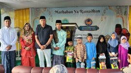 Ketua Umum DPP GARPU Pietra Machreza Paloh berbuka bersama dengan Yayasan Asma Husnul khatimah. Foto: INIKEPRI.COM