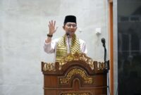 Wali Kota Batam sekaligus Ex Officio Kepala BP Batam Amsakar Achmad di Masjid Al Ishlah, Batuaji. Foto: INIKEPRI.COM/BP Batam 