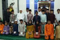 Wakil Bupati Natuna Jarmin menghadiri acara Safari Ramadhan Ketua DPRD Provinsi Kepulauan Riau Di Kabupaten Natuna, bertempat di Masjid Ibnu Salim, Kelurahan Ranai Darat, Bunguran Timur, Natuna, Kepulauan Riau, Jum’at (7/3/2025). Foto: INIKEPRI.COM