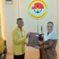 Bupati Natuna Cen Sui Lan saat menghadiri malam pengantar tugas pelepasan Danlanal Ranai Kolonel Laut (P) Maman Nurachman di mes Ciptadi Lanal Ranai, Jumat (7/3) pagi. Foto: INIKEPRI.COM