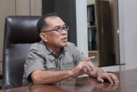 Anggota/Deputi Bidang Pengelolaan Lahan, Pesisir, dan Reklamasi, Syarlin Joyo saat ditemui di ruang kerjanya, Senin (17/3/2025). Foto: INIKEPRI.COM