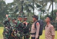 Kamis, 20 Maret 2025, Bertempat di lapangan bola Desa Selemam, Kec. Bunguran Timur laut. Kegiatan Tentara Manunggal Membangun Desa (TMMD) yang ke – 123 resmi di tutup oleh Danrem 033/WP Brigjen TNI Bambang Herqutanto. Foto: INIKEPRI.COM