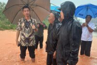 Deputi Bidang Infrastruktur BP Batam, Mouris Limanto bergerak cepat meninjau lokasi terdampak banjir. Foto: INIKEPRI.COM/BP Batam 