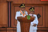 Dewan Perwakilan Rakyat Daerah (DPRD) Kota Tanjungpinang menggelar Rapat Paripurna dengan agenda Penyampaian Pidato Sambutan Wali Kota Tanjungpinang terkait Visi dan Misi Wali Kota dan Wakil Wali Kota Tanjungpinang masa jabatan 2025-2030. Foto: INIKEPRI.COM/Diskominfo Tanjungpinang
