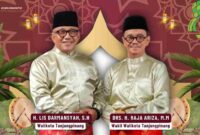 Wali Kota Tanjungpinang, Lis Darmansyah, dan Wakil Wali Kota, Raja Ariza. Foto: Diskominfo Tanjungpinang 