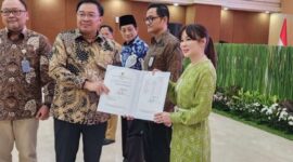Waki Kepala BP Batam Li Claudia Chandra hadir langsung dalam pertemuan awal (entry meeting) pemeriksaan hasil pemantauan atas tindak lanjut rekomendasi BPK per Semester II Tahun 2024 dan Pemberitahuan pemeriksaan Semester I Tahun 2025 di lingkungan DJPKN V. Foto: INIKEPRI.COM/BP Batam