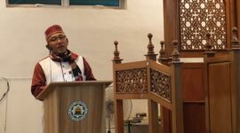 Wali Kota Tanjungpinang Lis Darmansyah bersama Wakil Wali Kota Raja Ariza melaksanakan agenda Safari Ramadan 1446 H di Masjid Sabilurrosyad, Perumahan Alam Tirta Lestari, Kelurahan Pinang Kencana, Kecamatan Tanjungpinang Timur, Kamis (6/3/2025). Foto: INIKEPRI.COM/Diskominfo Tanjungpinang 