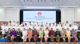 Pelantikan Ketua Dewan Kerajinan Nasional Daerah (Dekranasda) periode 2025-2030 di Auditorium Sekretaris Wakil Presiden, Jakarta Pusat. Foto: INIKEPRI.COM/Diskominfo Kepri 