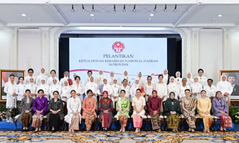 Pelantikan Ketua Dewan Kerajinan Nasional Daerah (Dekranasda) periode 2025-2030 di Auditorium Sekretaris Wakil Presiden, Jakarta Pusat. Foto: INIKEPRI.COM/Diskominfo Kepri 