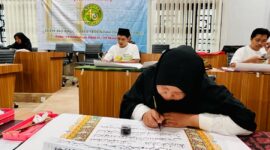 Rekor MURI Penulisan Mushaf Nusantara Serentak, Kakanwil Harap Jadi Pendorong Semangat Cinta Al-Qur’an. Foto: INIKEPRI.COM
