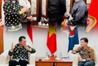 Gubernur Kepulauan Riau H. Ansar Ahmad melakukan audiensi dengan Duta Besar Republik Rakyat Tiongkok (RRT) untuk Indonesia, Wang Lutong, serta Duta Besar Vietnam untuk Indonesia, Ta Van Thong, dalam dua pertemuan terpisah di Kedutaan Besar masing-masing negara di Jakarta, Rabu (26/3/2025). Dalam kesempatan ini, Gubernur Ansar didampingi oleh Bupati Natuna, Cen Sui Lan. Foto: INIKEPRI.COM/Diskominfo Kepri 