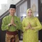 Wali Kota Batam Amsakar Achmad dan istri Erlita Sari. Foto: INIKEPRI.COM