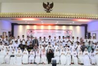 Pemerintah Kota (Pemko) Tanjungpinang menggelar acara pelepasan Jemaah Calon Haji (JCH) Tahun 1446 H/2025 M, di Gedung Wanita Tun Fatimah, Minggu (27/4). Foto: INIKEPRI.COM/Diskominfo Tanjungpinang 