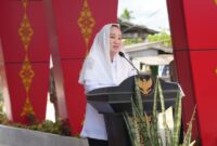 Bupati Natuna Cen Sui Lan hadir dalam Acara Peresmian Gedung Perpustakaan Idrus M. Thahar Kabupaten Natuna, bertempat di Gedung Perpustakaan Daerah, Rabu (16/4/2025). Foto: INIKEPRI.COM/NatunaKab
