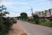 pelebaran Jalan Raja M. Saleh atau  Simpang Cikitsu. Foto: INIKEPRI.COM
