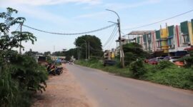 pelebaran Jalan Raja M. Saleh atau  Simpang Cikitsu. Foto: INIKEPRI.COM