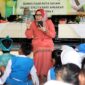 Ketua Tim Penggerak PKK Kota Batam, Erlita Amsakar, disambut hangat oleh para siswa dan guru di TK Pembina I dan TK Telkom Kecamatan Sekupang pada Senin (14/04/2025). Foto: INIKEPRI.COM/Media Center Batam 
