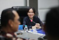 Wakil Wali Kota Batam, Li Claudia Chandra, menerima audiensi Panitia Perayaan Paskah Oikumene Kota Batam, di Kantor Wali Kota Batam, Selasa (15/4/2025). Foto; INIKEPRI.COM/Media Center Batam 